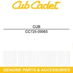 Cub Cadet 725-09965 Usb Receptacle 12V W/jumper XT1 Rider Mini LT42 Electric. Fixed Price $94.09.