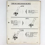 Lawn-boy 3054 5235 7256 Part Catalog Mower 1967 Vintage Original. Fixed Price $9.99.