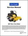 Cub Cadet Zero Turn Rider Lawn Mower Service Repair Manual Cd - RZT17 RZT22. Fixed Price $13.02.
