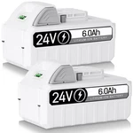 Pack 6.0AH For Snow Joe Sun Ion+ 24VBAT-LTX 24VBAT-LTW Battery. Fixed Price $72.98.