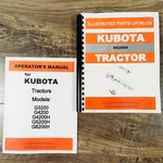 Kubota G3200 Tractor Operators Owners Manual Parts Catalog Set Assembly Book. Fixed Price $36.97.