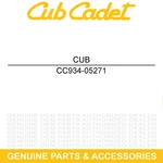 Cub Cadet 934-05271 Drive Wheel Assembly 11X2 SC700E SC700H Lawn Mowers. Fixed Price $67.92.