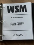 Kubota F2260 F2560E F3060 F3560 Mower Workshop Repair Manual Oem. Fixed Price $42.95.