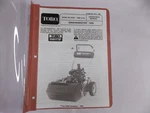 1994 Toro Greensmaster 1000 Operator's & Parts Manual Reel Mower 04052. Fixed Price $7.50.