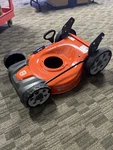 Brand New Steel Mower Deck W/wheels Assembled Push Lawn Husqvarna 121P. Fixed Price $229.00.