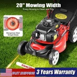 Self-propelled Gas Powered Lawn Mower With Bagger 4-STROKE Engine 20 140CC. Fixed Price $204.73.