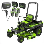 Greenworks Maximus 60" Zero Turn Lawn Mower 31 Hp Battery W/ Charger. Fixed Price $743.99.