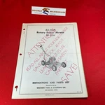 Amf Western 22" Rotary Power Mower RF-22A Instructions Parts List Nov. 55. Fixed Price $14.99.