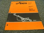 Ariens 911019 911020 911021 911022 911023 Mower Parts Catalog Manual Xz. Fixed Price $55.48.