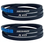 580364609 580364605 Mower 3/8"X 63.5" Belt For Husqvarna L321AHE LC221AHLC221.... Fixed Price $20.83.