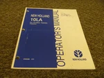 New Holland 10LA Loader TZ18DA TZ24DA Tractor Owner Operator Maintenance Manual. Fixed Price $79.58.