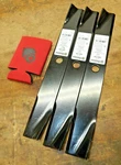 Wheel Horse Fits 520-H, 414-8, 416-H (48") Mower Deck Blades Set- P/N#106637. Fixed Price $59.99.