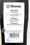 Toro Grounds Master Mower Blade Replacement Fits 4300-D. Fixed Price $14.79.