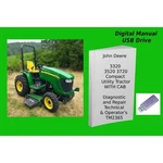 John Deere 3320 3520 3720 Series W/ Cab Compact Utility Tractor Technical Manual. Fixed Price $24.99.