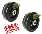 Two 6" Deck Wheels, For New Holland 914A Series, 60" Side Discharge Mid-mount. Fixed Price $64.95.