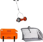 Push Reel Lawn Mower, Red & Hand Sharp 1204-14 14-INCH 4-BLADE. Fixed Price $262.99.