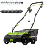 DT71613AA 13-AMP 16-INCH Corded Dethatcher With Scarifier Blade And Collection. Fixed Price $202.95.