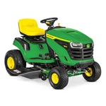 John Deere S100 42-IN 17.5 -hp Single Cylinder Gas Lawn Tractor. Fixed Price $648.89.