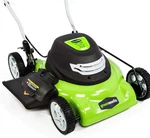18" Greenworks Corded Electric Push Lawn Mower Amp 25012. Fixed Price $219.80.