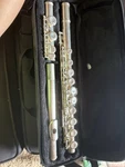 Monoprice Silver Plated Flute With Case And Cleaning Rod Tested Working. Fixed Price $150.00.