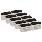 Sigmastek SP12-7.5 T2 Battery Set Of 10 For Eaton Powerware Powerworks Rs 3K Ups. Fixed Price $158.99.
