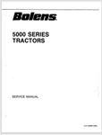 Bolens 5000 Series 5017G 5017H 5018H 5019H 5020H Tractor Service Manual YEAR1985. Fixed Price $15.95.