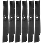 6PK Oem High Lift Solid Spk Blade Exmark 72" Lazer LXS25KD725 LZD25KD725. Fixed Price $269.94.
