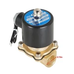 1/2-INCH 12V Dc Brass Electric Solenoid Valve Npt Gas Water Air Normally Closed. Fixed Price $28.45.