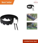 Plastic Garden Landscape Edging Kit 20FT Black Flexible Sturdy Border. Fixed Price $54.98.