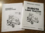 Kubota T2380 T2080 T1880 Lawn & Garden Tractor Operators Maintenance Manual 2010. Fixed Price $25.99.