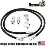 Hydraulic Angle Hose Swivel Elbow Couplers Connect Kit For Western Plow 55021. Fixed Price $91.99.
