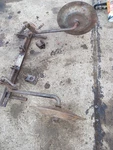 David Bradley Walk Behind Tractor Cultivator Discs Mounts Left & Right Side. Fixed Price $100.00.