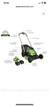 Greenworks 60V 25" Brushless Cordless Self-propelled In 1 Mulch Lawn Mower. Fixed Price $625.00.