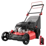 Powersmart DB8602S Gas Lawn Mower, 170CC Self-propelled, Black. Fixed Price $460.00.