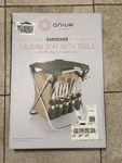 New! Oniva Picnic Time Garden Tote Set Folding Seat 5 Hand Yard Tools. Fixed Price $12.99.