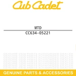 Mtd 634-05221 Wheel Assembly 8X2 Oyster Gray Troy-bilt TBWC28 2023 2022. Fixed Price $38.95.