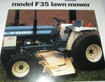 Ford Woods F35 Lawn Belly Mower Made 1710 & 1510 Tractors Sales Brochure. Fixed Price $8.99.