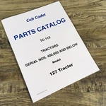 International Cub Cadet 127 Lawn Tractor Parts Manual Catalog Assembly Schematic. Fixed Price $16.97.
