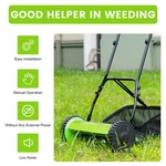 Hand Push Manual Reel 12" Grass Catcher Lawnmower Manchine 5 Blades. Fixed Price $85.35.
