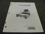Woods 1850 1855 Mow'n Machine Mower Service Operator Maintenance Manual Xz. Fixed Price $66.00.