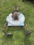 David Bradley Walk-behind Rotary Lawn Mower Steel Blue Rust Blade. Fixed Price $250.00.