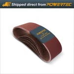 Powertec 3X18" Sanding Belt 60 Grits Aluminum Oxide SANDPAPER-10PCS(110800). Fixed Price $12.99.