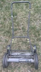 Earthwise 1816-16EW 16-INCH 5-BLADE Push Reel Lawn Mower, Grey Good Shape. Fixed Price $74.99.