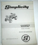 Simplicity Sovereign 3416S Landlord 3410S Tractor Owners/parts Manual Original!. Fixed Price $48.99.