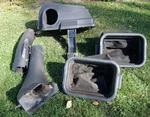 Used Ariens 73602000 Lawn Tractor Bagger For 46" 2-BUCKET 936075 Mower. Fixed Price $250.00.