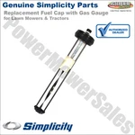 Simplicity Snapper Fuel Cap W/ Gas Gauge For Mowers & Tractors 2171252SM. Fixed Price $35.43.