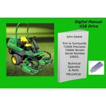 John Deere 7200A 7400A Trim And Surrounds Mower Technical Repair & Parts Manual. Fixed Price $39.99.