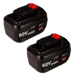 2PCS For Black Decker 60V Cordless Mower Batteries LSW60C CS-BPT560PX Us. Fixed Price $123.99.