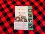 1956 Bolens Ride-a-matic Garden Tractor Brochure Ridemaster Farm Catalog. Fixed Price $74.95.