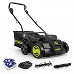 Sun Joe 24V-X2-DTS15 Cordless Scarifier And Dethatcher Brushless Motor With. Fixed Price $209.99.